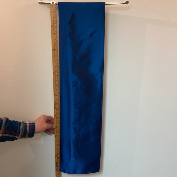 Grad dress, royal blue Faviana convertible lace-up back, sz 11/12 - Picture 12 of 12